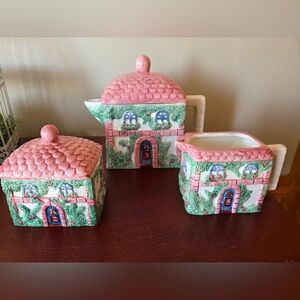 Vintage Avon Country Cottage Tea Set